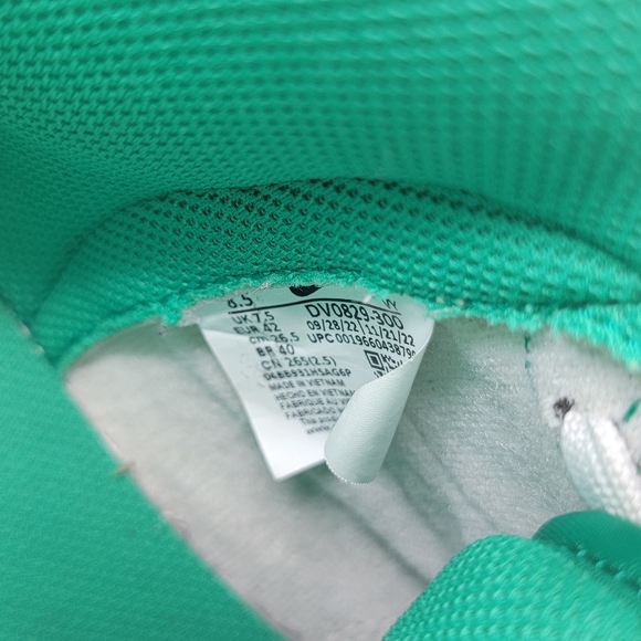 Nike Dunk High Retro  Stadium Green/White Men's Size 8.5 (W-10) - Picture 2 of 7